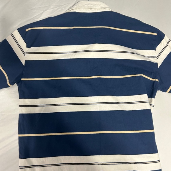 Abercrombie Oversized Blue Polo Shirt - Large - Picture 2 of 3